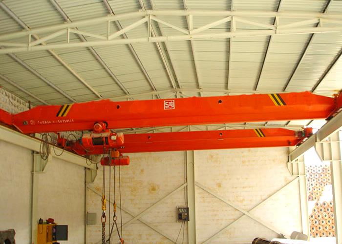 Indoor Single Girder Lifting Electric Crane Untuk Gudang