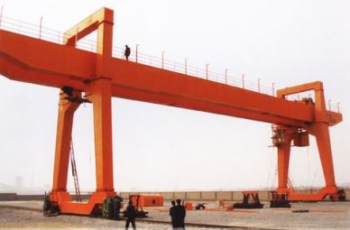 Gantry Cranes Dengan Kapasitas Angkat 50 Ton