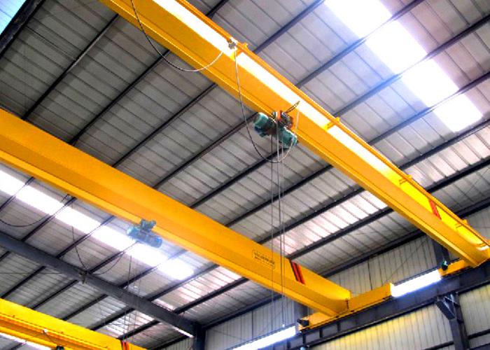 Electric Single Girder Overhead Crane Bepergian