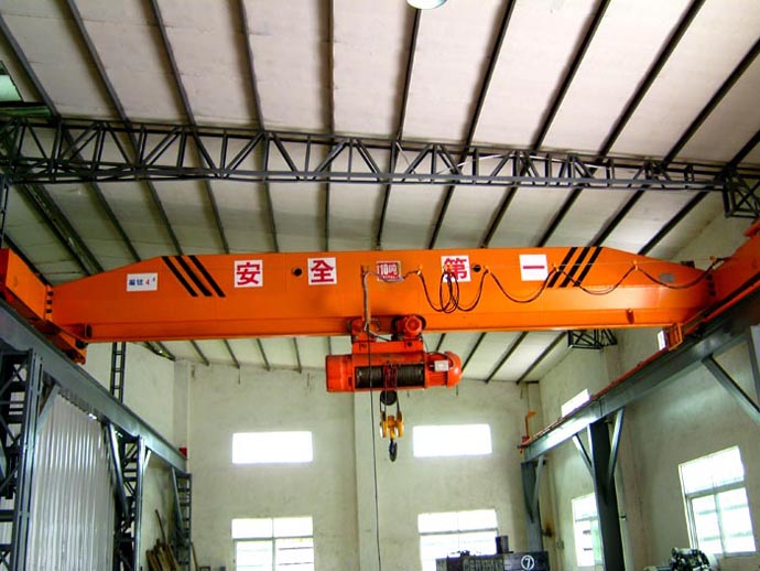 LDA Type 1-20 Ton Motor - didorong Single Beam Overhead Crane 10 Ton Set